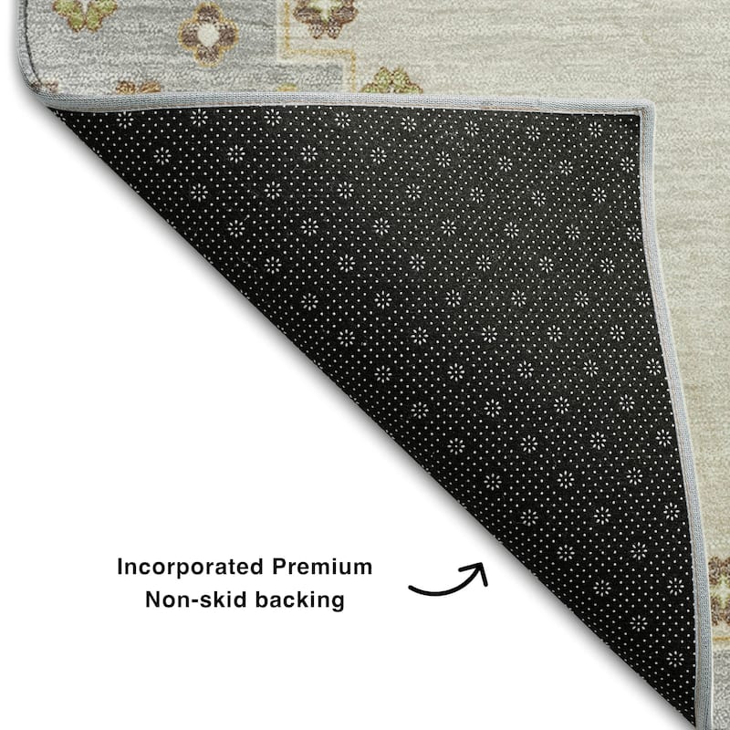Premium Washable Super Soft Traditional Boho Mayfield Rug