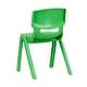 preview thumbnail 21 of 44, 2 Pack Plastic Stack School Chair with 13.25"H Seat, K-2 School Chair