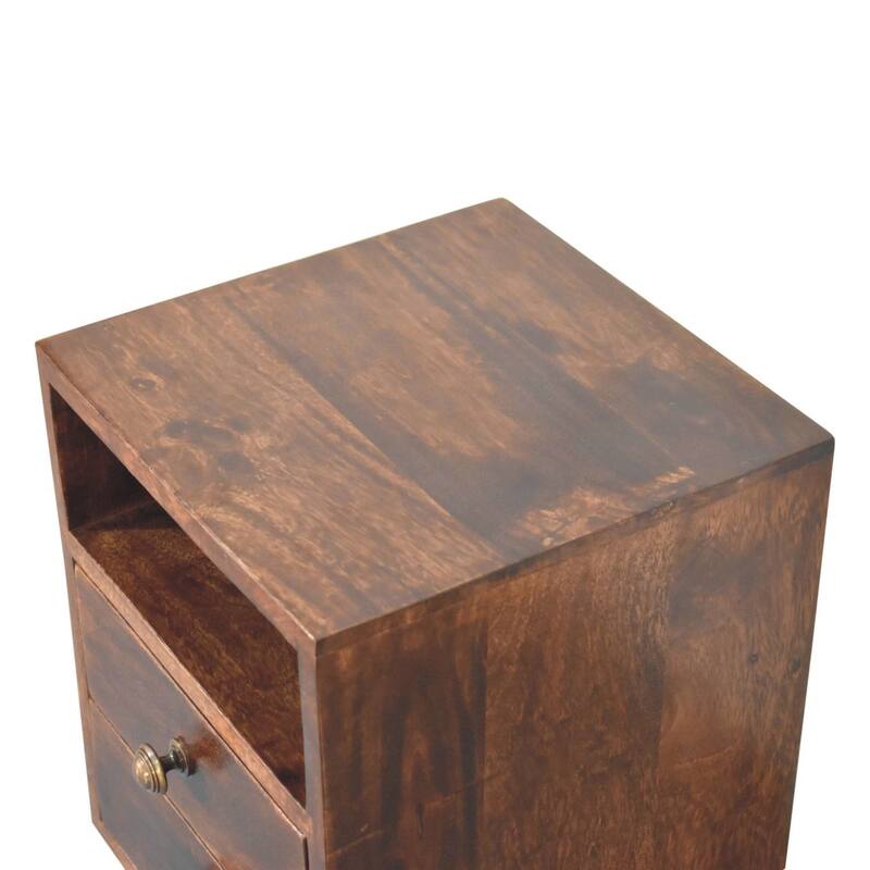 Artisan Furniture Solid Wood Mini Classic California Walnut Bedside