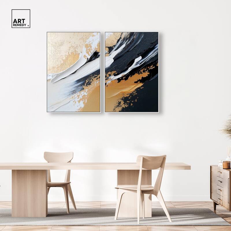 Forces III Canvas Set of 2 by Art Remedy
