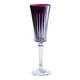 preview thumbnail 4 of 2, Majestic Gifts European Glass Champagne Flute-Amethyst- Set/6-7 Oz.