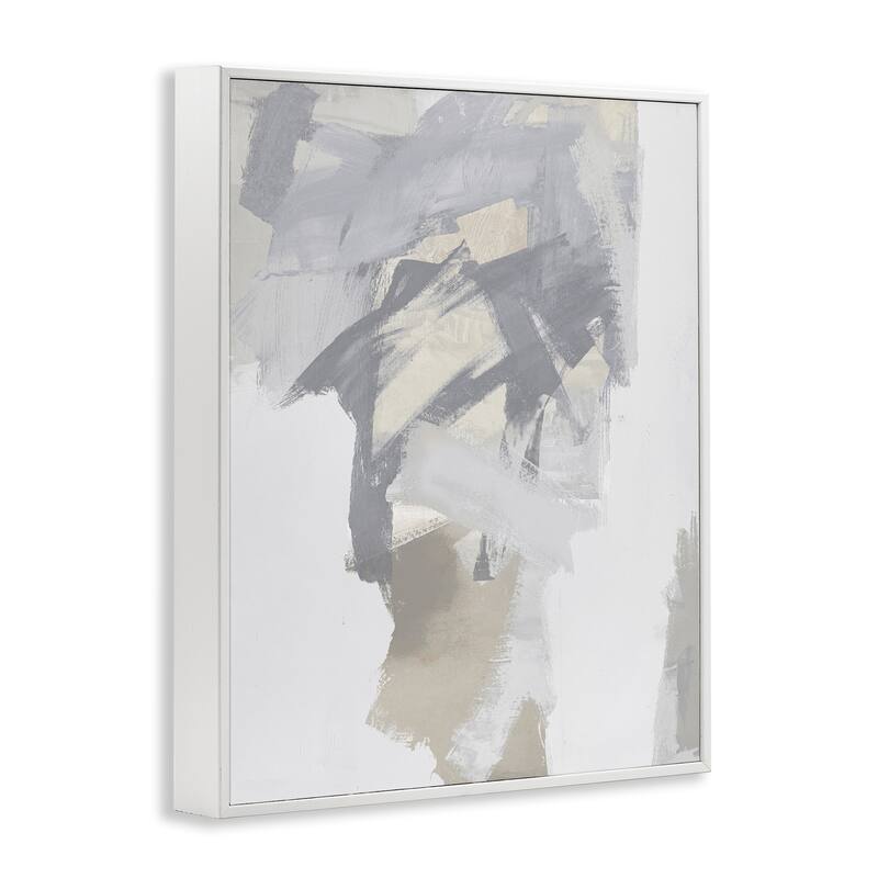 Stupell Elegant Contemporary Grey Shades Framed Giclee Art Design By Rachel Springer