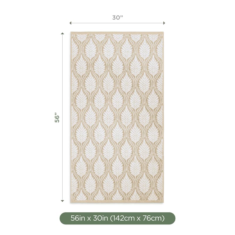 Martex Restore Fern Ogee Sage Bath Towel