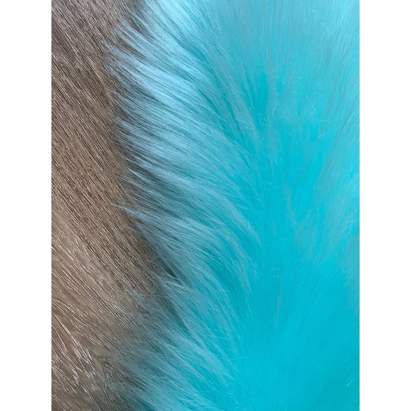 Luxurious Faux Sheepskin Round Area Rug