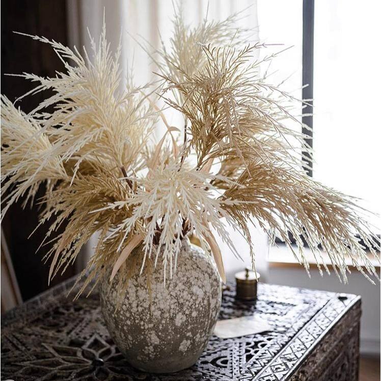 RusticReach Artificial Elegant Reed Grass Stem 39" Tall