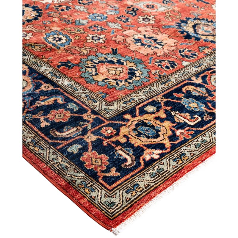Serapi One-of-a-Kind Hand-Knotted Area Rug - Red - 8' 2" x 10' 3"
