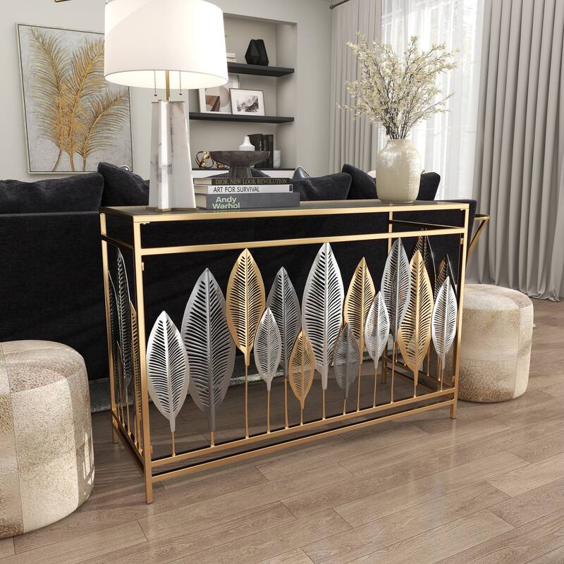 Iron Contemporary Console Table 30 x 44 x 15