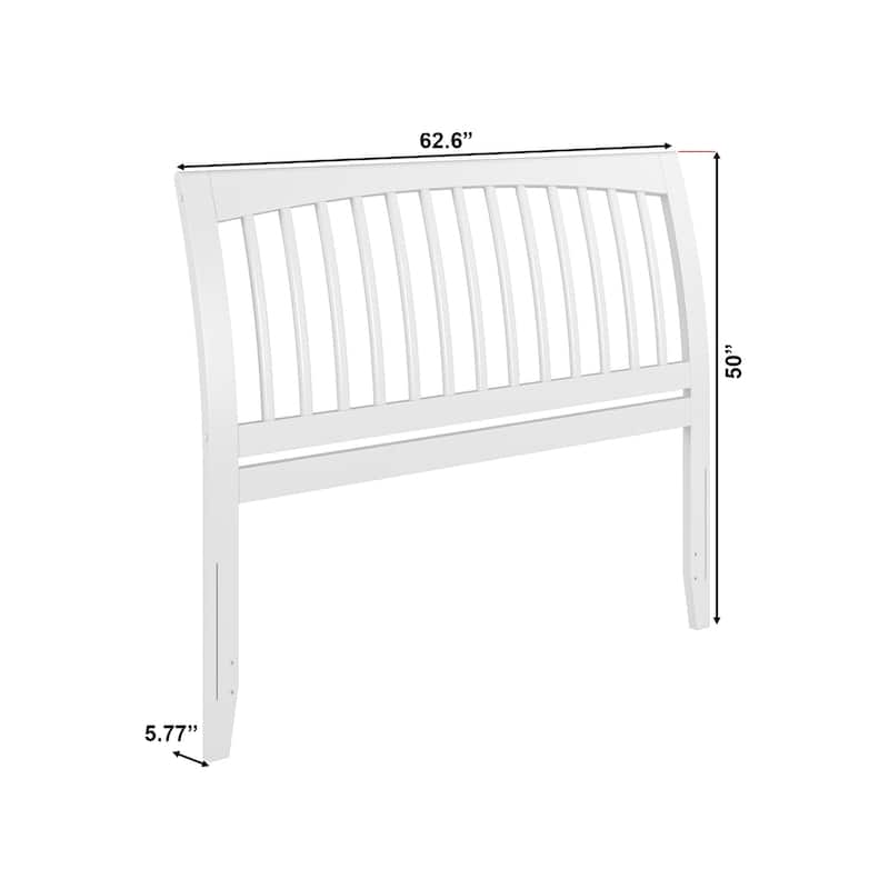 Orleans Sleigh Solid Wood Slat Headboard