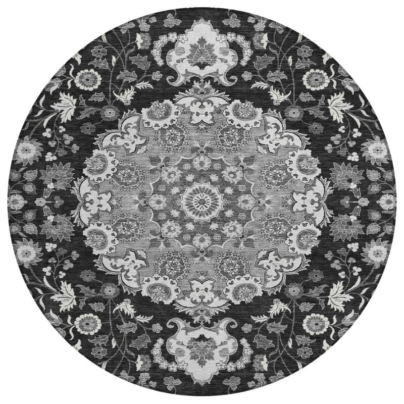 Machine Washable Indoor/ Outdoor Global Eckley Chantille Rug