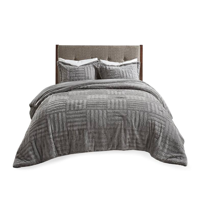 King/Cal King Fur Down Alternative Comforter Mini Set