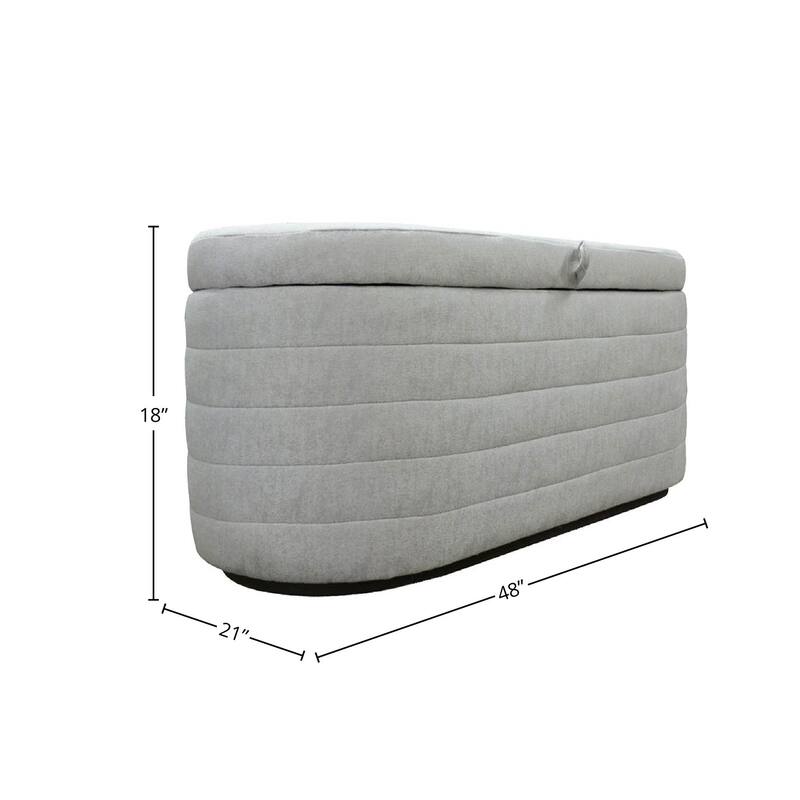 Pebble Pine Storage Bench