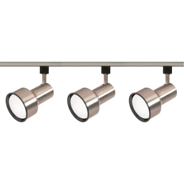 Nuvo Lighting TK340 3-Light 1-1/2" Wide H-Track Track Kit - Brushed nickel - N/A