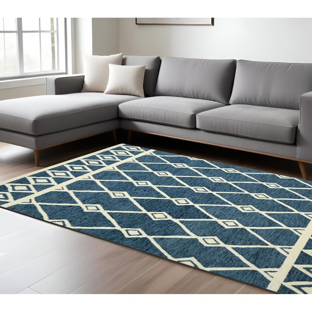 HomeRoots Argyle Lodge Rectangle Area Rug