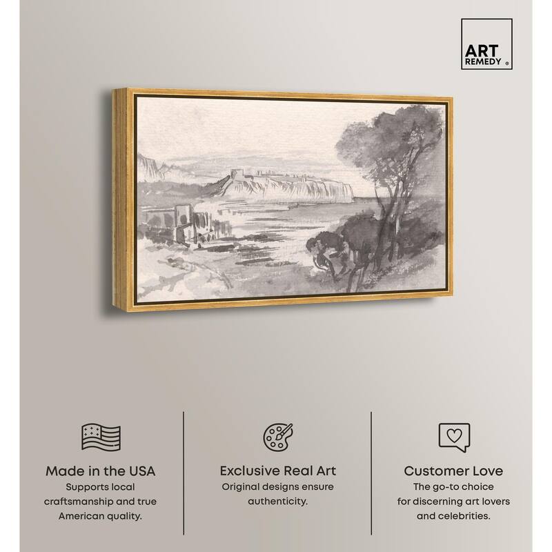 View across a Monaco Canvas by Art Remedy