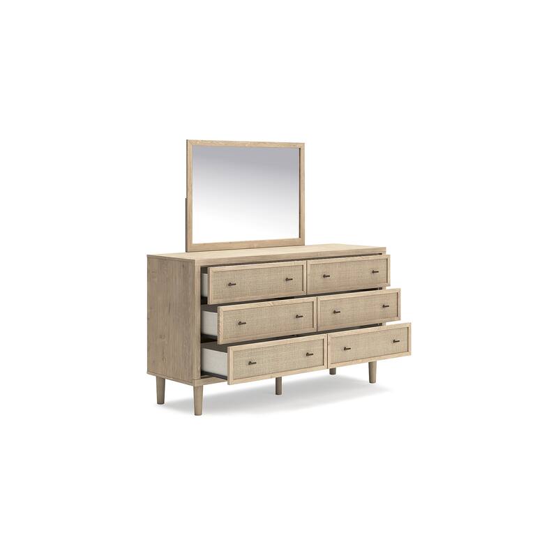 Signature Design by Ashley Cielden Brown Dresser and Mirror
