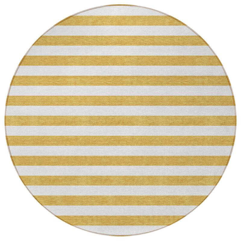 Almiro Stripe Weather Resistant Classic Meets Modern Outdoor Rug