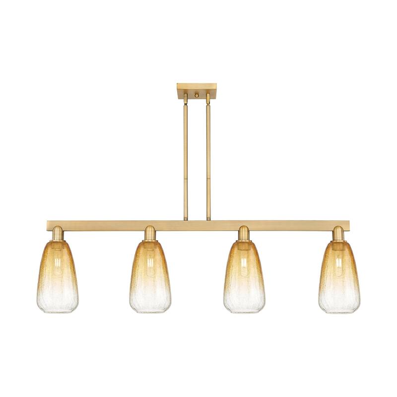 Innovations Lighting Urban Downtown - Brookhaven Almond - 4 Light 48" Stem Hung Island Light