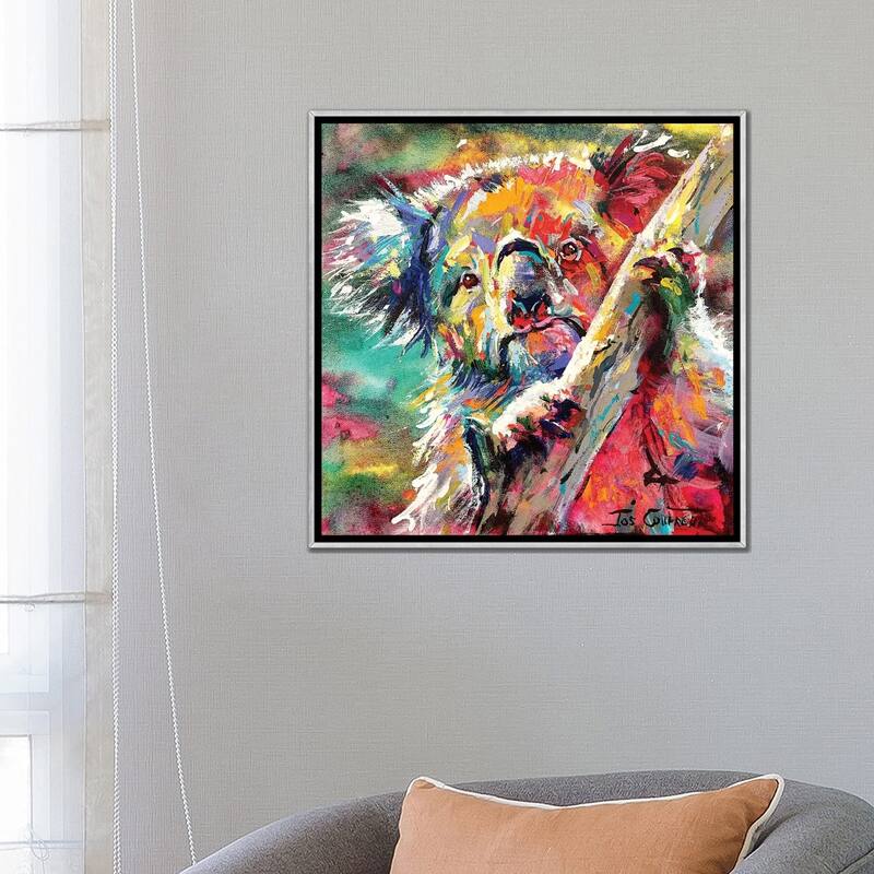 iCanvas "Curious Koala" by Jos Coufreur Framed