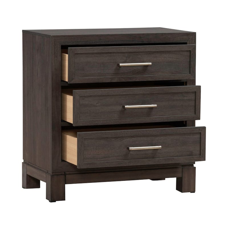 Liberty Furniture Modern Edge Nightstand with Charging Station
