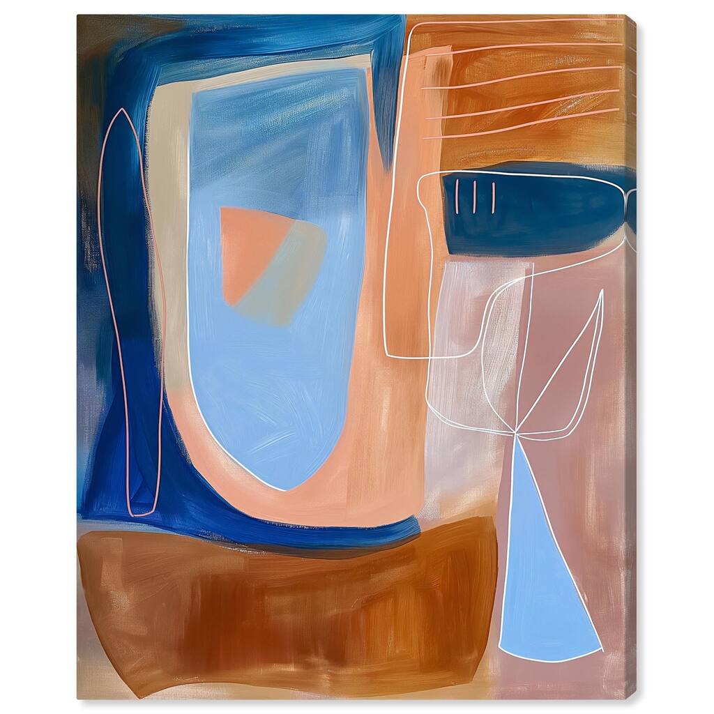 An Abstract Oil II Canvas by Art Remedy, Gallery Wrapped