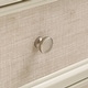 preview thumbnail 7 of 8, Thea White Finish Beige Linen Drawer Face Dresser by iNSPIRE Q Classic