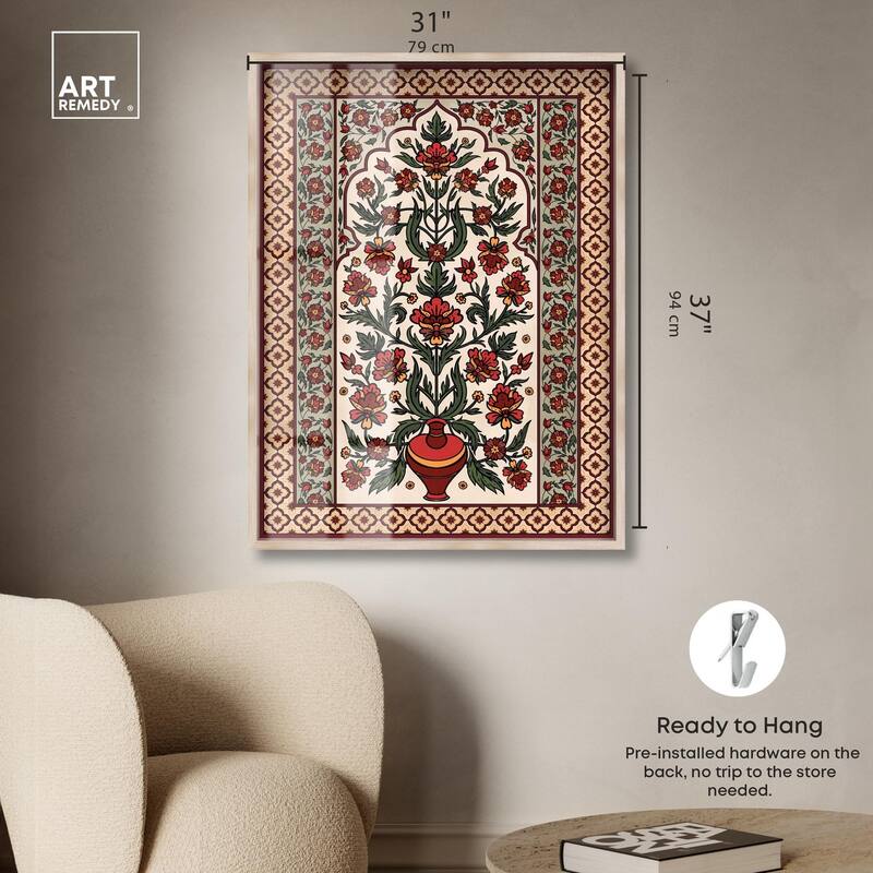 Royal Floral Mat Shadowbox by Art Remedy