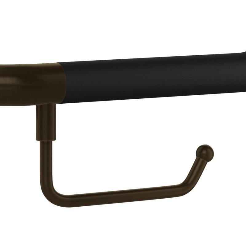ErgoAngleBar Ergonomic Soft Grip 32mm Diameter ADA Compliant 500 lb Weight Capacity Oil Rubbed Bronze