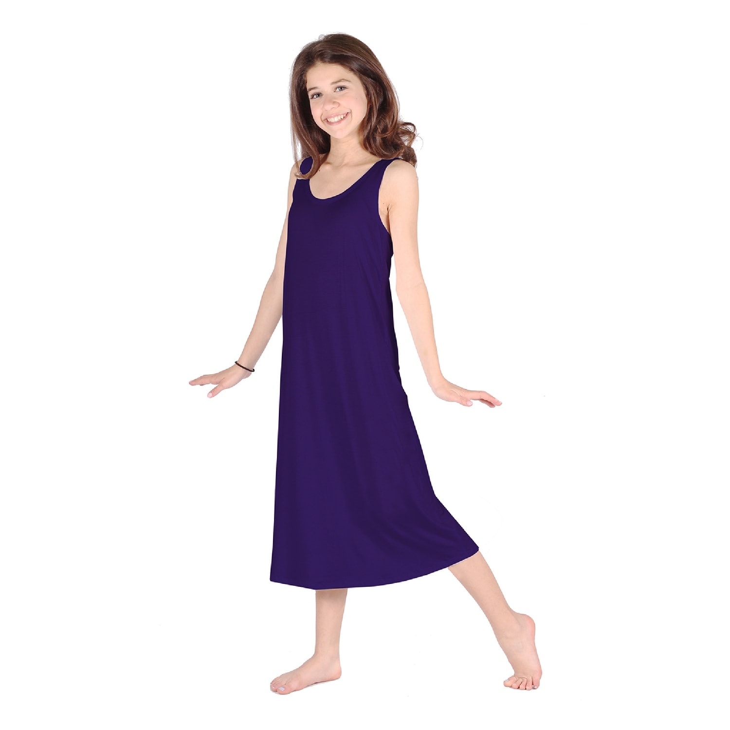 eggplant maxi dress