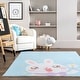 preview thumbnail 6 of 10, Nuloom Aloisia SpinClean Bunny Machine Washable Area Rug