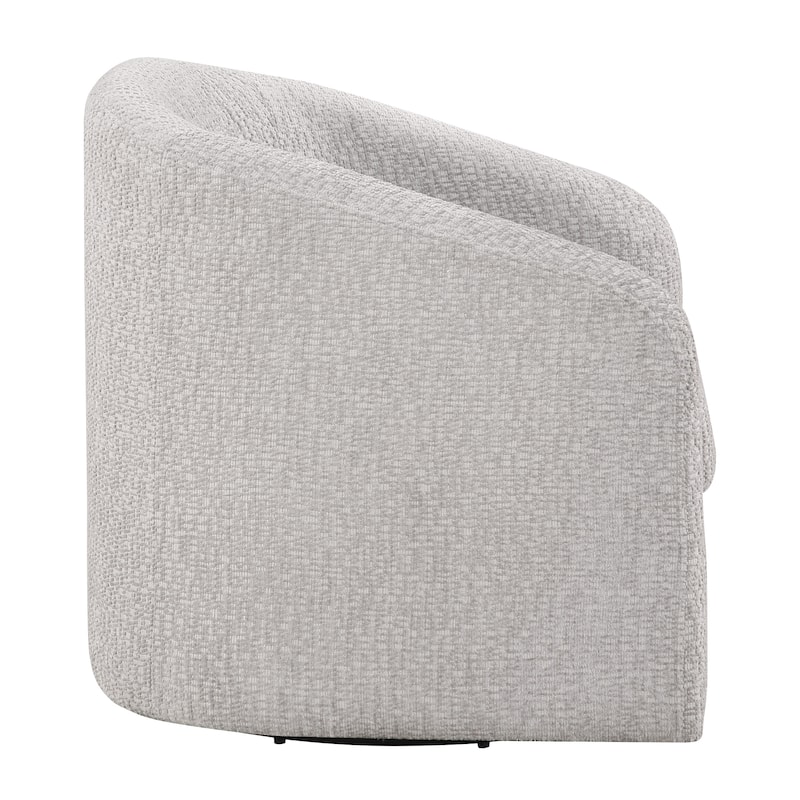 Parker Swivel Tub Chair in Sterling