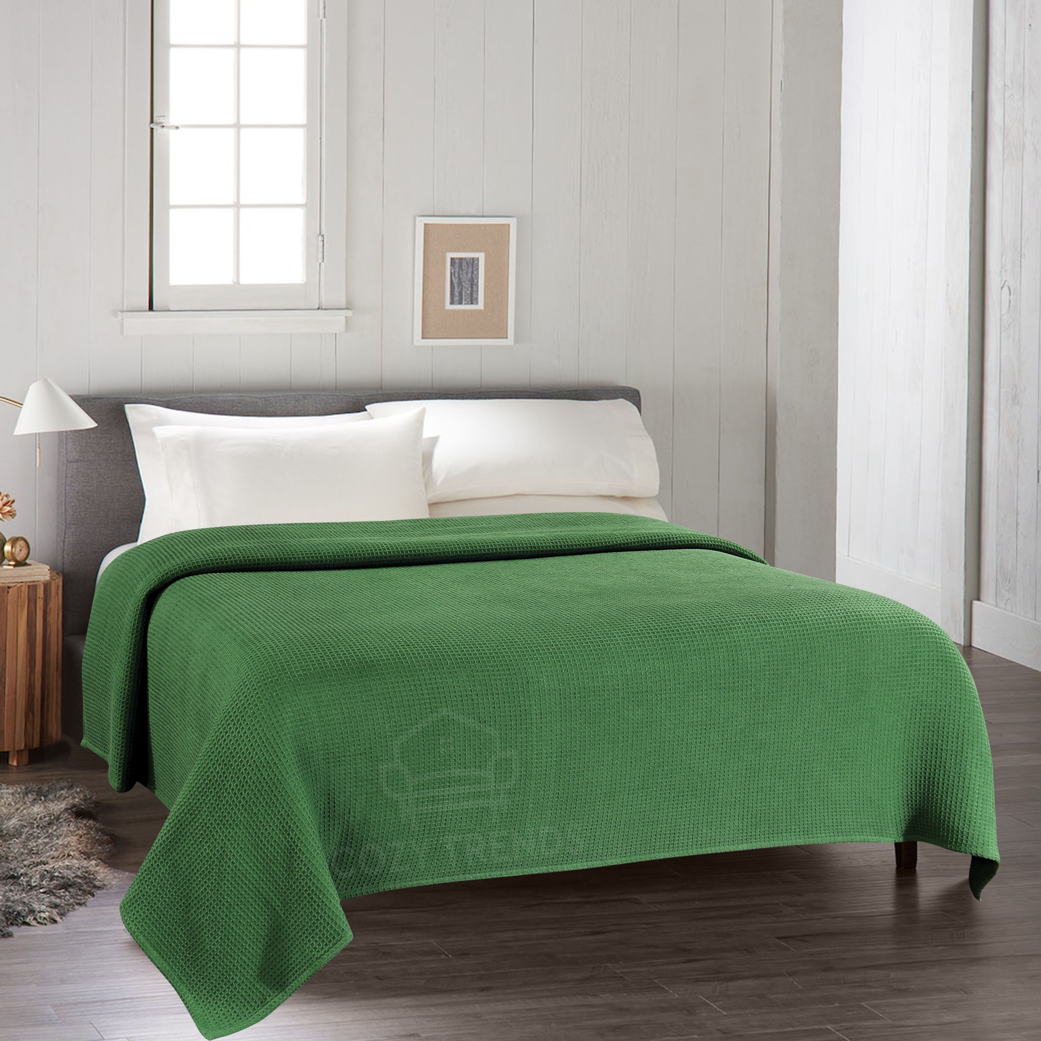 100-percent Cotton Waffle Weave Medium Weight All Season Thermal Blankets -  On Sale - Bed Bath u0026 Beyond - 32461939