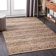 preview thumbnail 4 of 14, Ragge Cottage Jute/Cotton Handmade Area Rug 8' x 10' - Camel