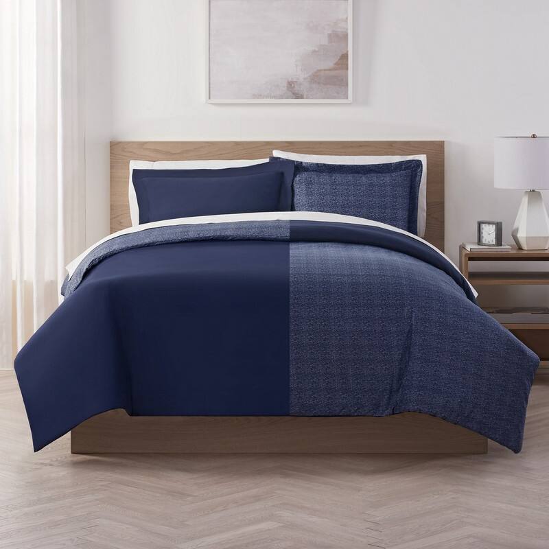 Serta Supersoft Cooling Bed Set, Reversible Duvet Set