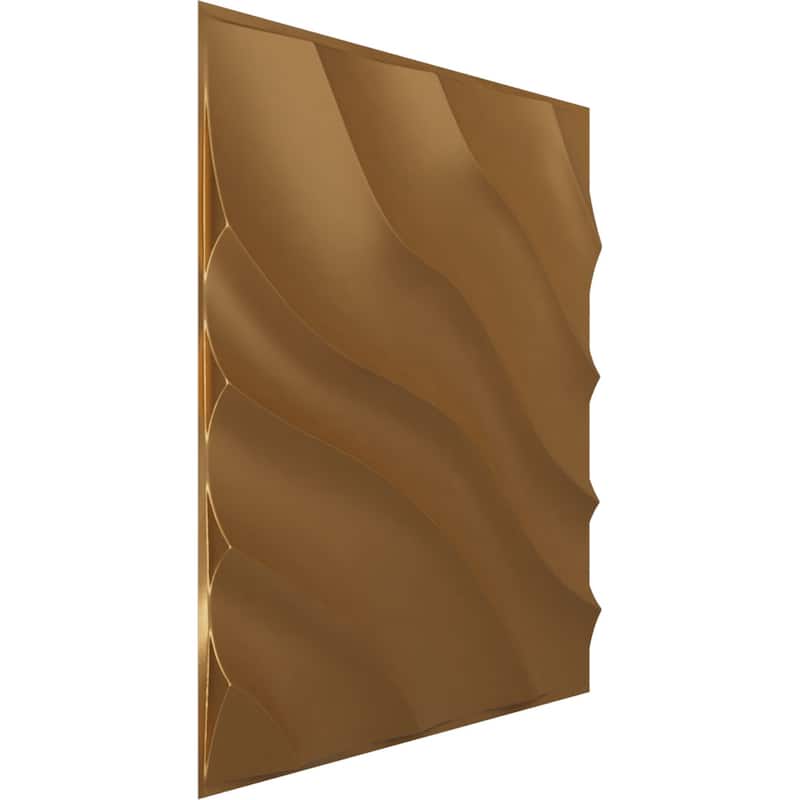 19 5/8"W x 19 5/8"H Modern Wave EnduraWall Decorative 3D Wall Panel