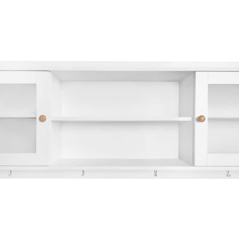 Multifunctional Shoe Cabinet with Storage Shelf
