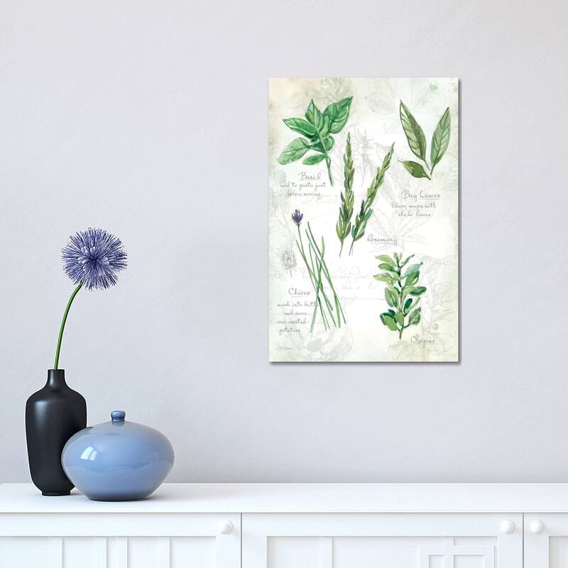 iCanvas "Fresh Herbs I" by Carol Robinson Canvas Print - 18x12x1.5