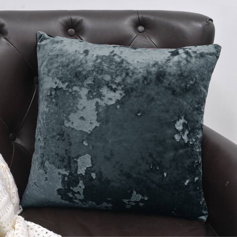 Rancho Crushed Velvet Throw Pillow Cover Set, NO INSERT