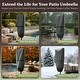 preview thumbnail 5 of 10, Pure Garden Polyester Waterproof Double-sided Umbrella Cover