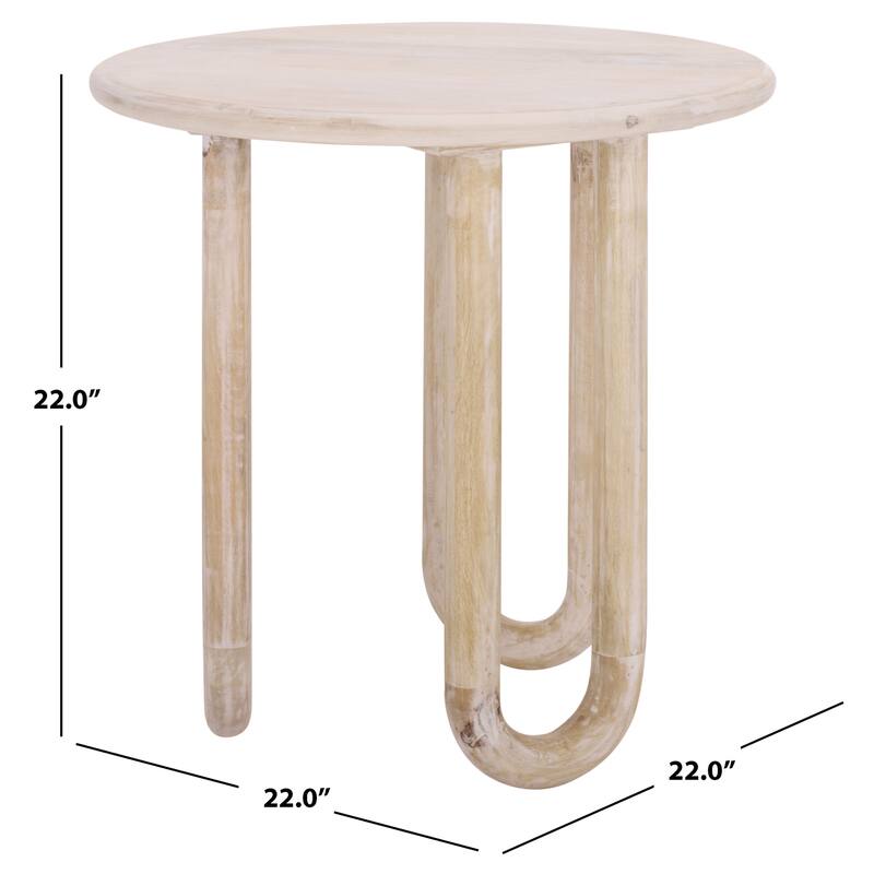 SAFAVIEH Home Jazmin Round Accent Table - 22"W x 22"D x 22"H