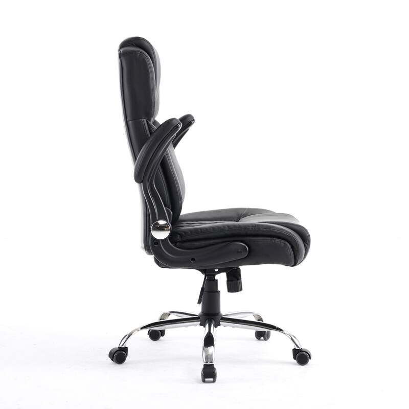 GENESIS Office Chair Rolling Desk Chair w/ Adjustable Armrest, Black - N/A