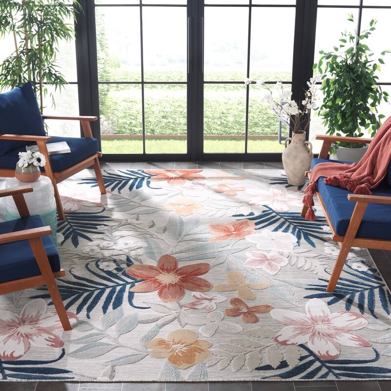 SAFAVIEH Cabana Indoor/ Outdoor Waterproof Transitional Rug