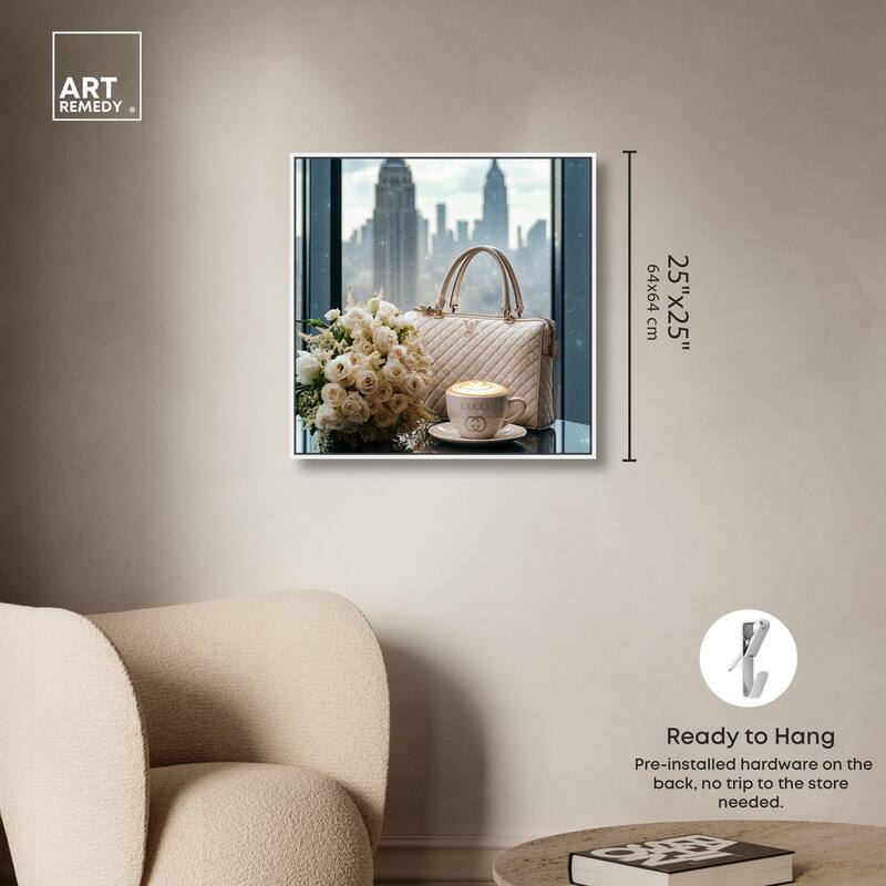 Glam by the Window New York Canvas by Art Remedy