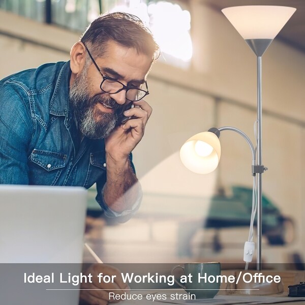 Floor uplight reading lamp on sale
