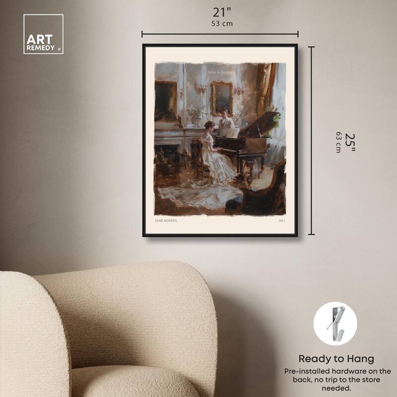 Sense and Sensibility Scene Canvas by Art Remedy