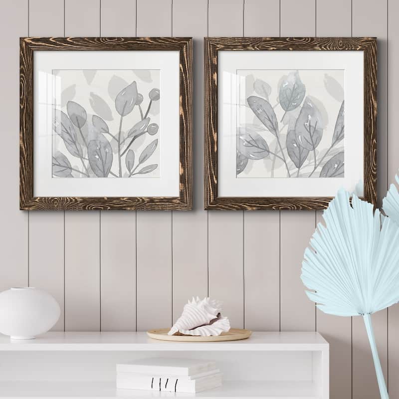 Shadow Leaves I-Premium Framed Print - Ready to Hang
