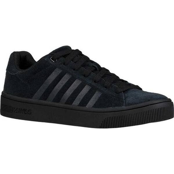 Shop K Swiss Women S Court Frasco Sde Sneaker Black Black On