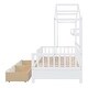 preview thumbnail 20 of 31, Wooden Twin Size House Bed with 2 Drawers,Kids Bed with Storage Shelf, Gray