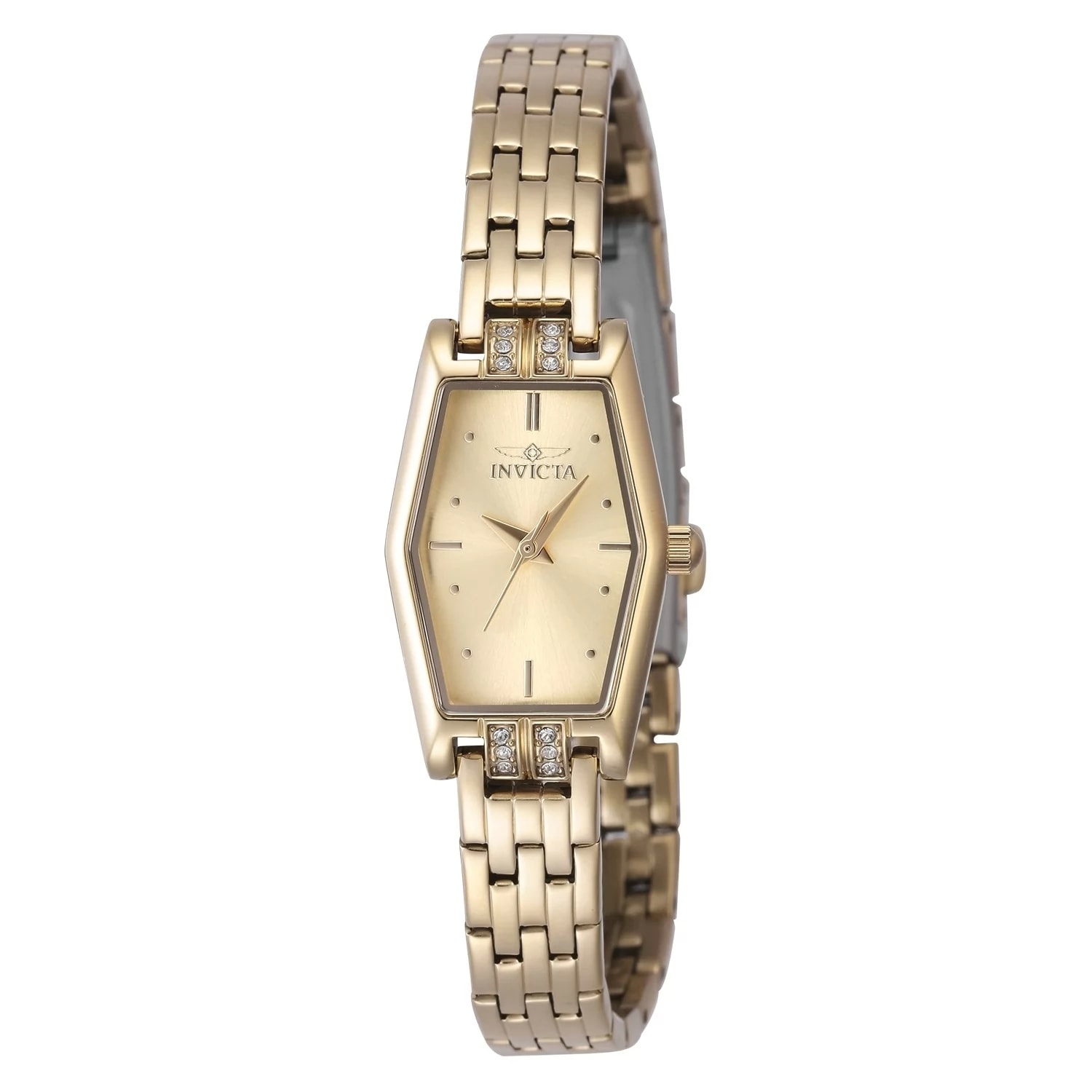 Invicta Women's 48131 Angel Quartz 3 Hand Gold Dial Watch
