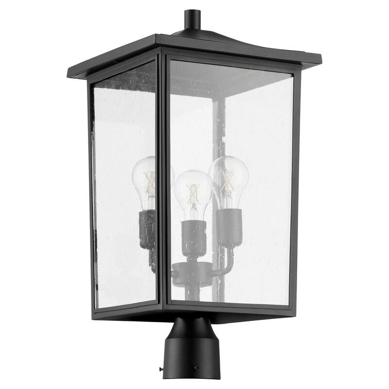Quorum International Riverside 3 Light 22" Tall Outdoor Single Head - Noir
