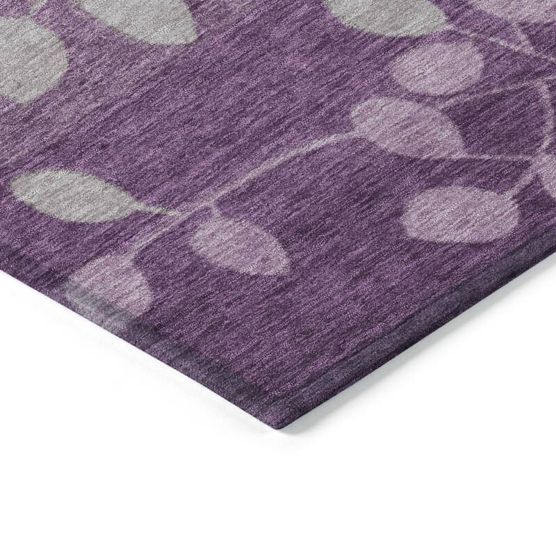 HomeRoots Floral Transitional Rectangle Outdoor Rug